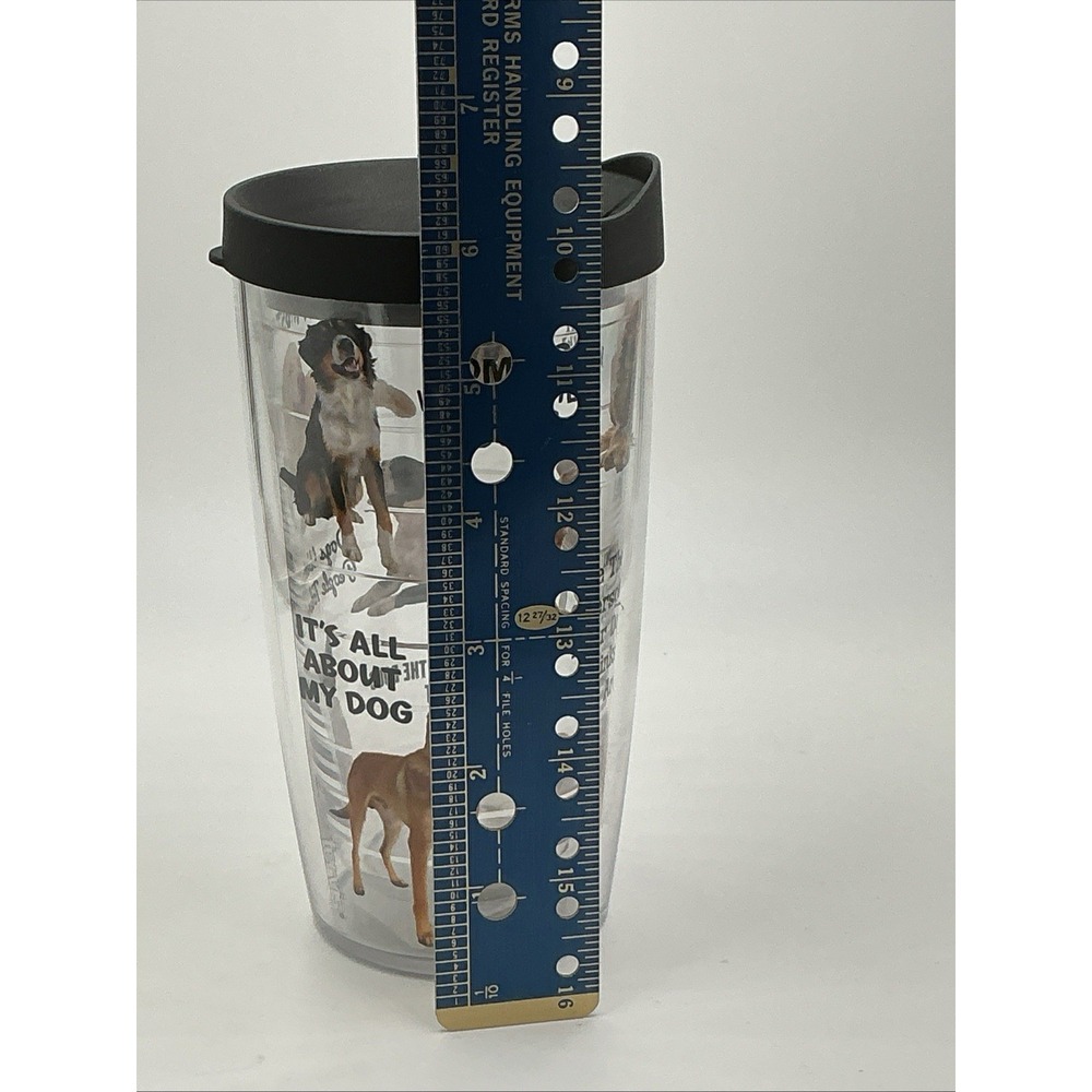 Tervis Dog Cup Tumbler 16 Oz Lid Puppy Dog Pet Animal Insulated Travel - Picture 9 of 9
